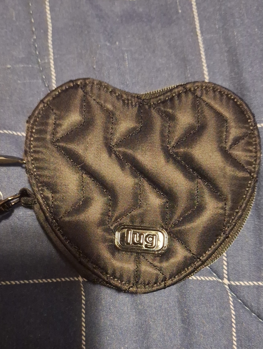 NWT Lug Heart Pouch in Contemporary Black